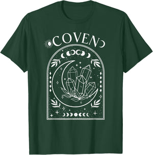 Witchy Bride Coven Tarot Celestial Gothic Bachelorette Party T-Shirt - T-Shirt | Forest