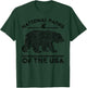 National Parks Bear Hiking Travel Camping Outdoors Retro USA Small T-Shirt - T-Shirt | Forest