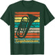Retro Euphonium Player Euphoniumist Marching Band T-Shirt - T-Shirt | Forest