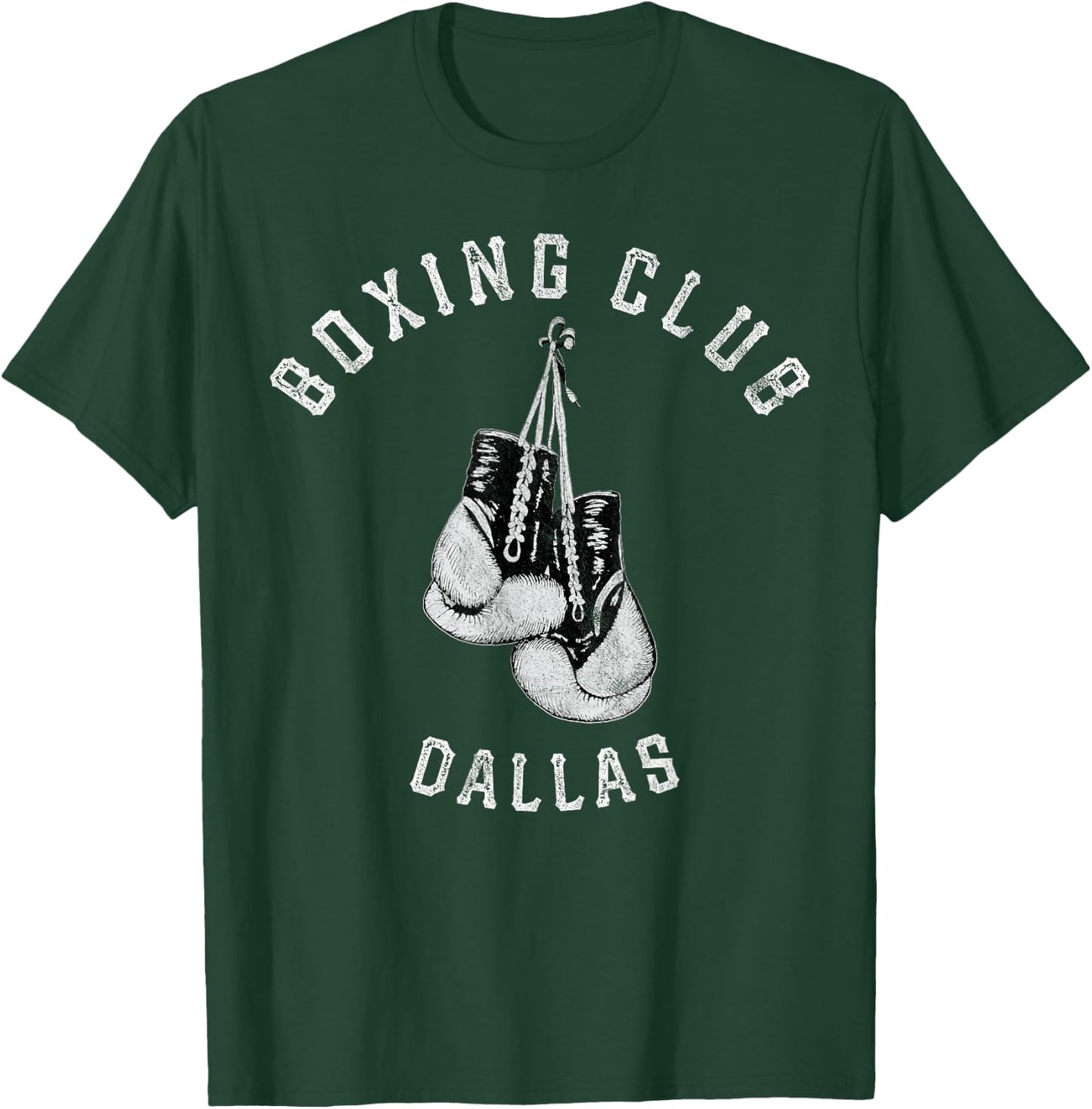 Boxing Club Dallas Gloves Fighter T-Shirt - T-Shirt | Forest