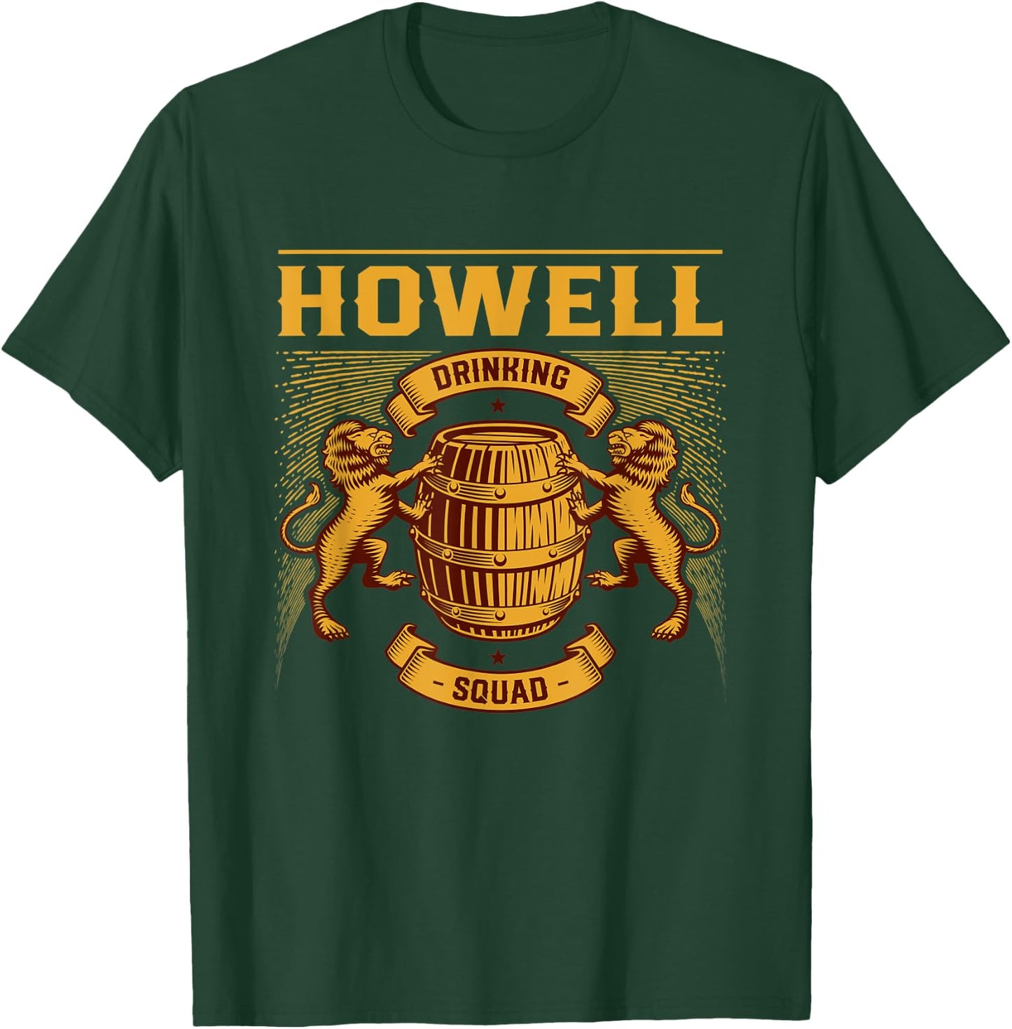 Howell Drinking Squad Michigan Homebrewing MI Brewery T-Shirt - T-Shirt | Forest