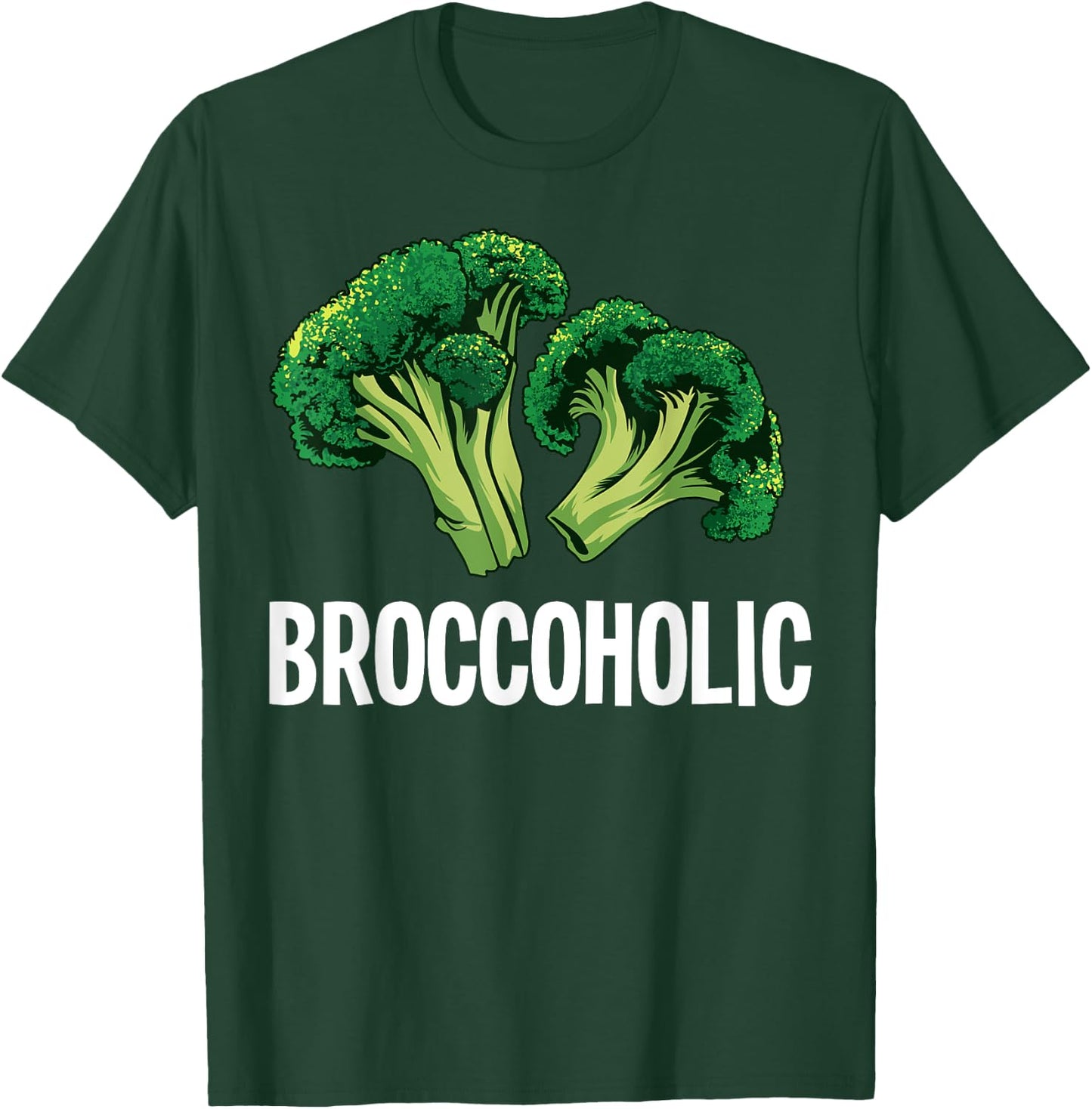Best Broccoli Women Broccoholic Vegan Vegetarian T-Shirt - T-Shirt | Forest
