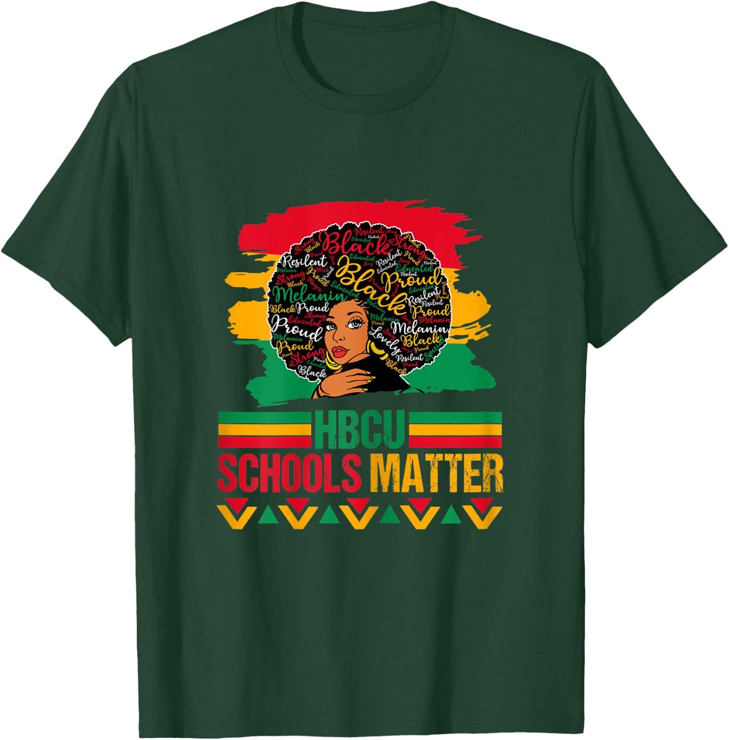 HBCU Schools Matter Historical Black College Alumni T-Shirt - T-Shirt | Forest