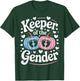 Keeper of The Gender Daddy Mom to Be Gender Reveal T-Shirt - T-Shirt | Forest