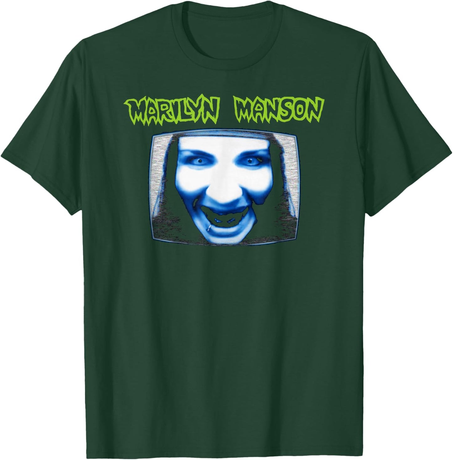 Marilyn Manson – TV with Logo T-Shirt - T-Shirt | Forest