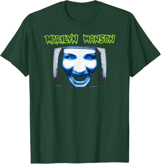 Marilyn Manson – TV with Logo T-Shirt - T-Shirt | Forest