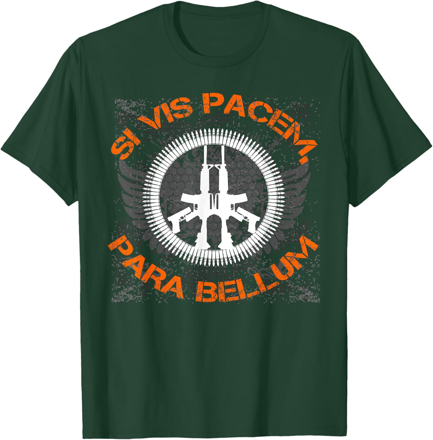 "Si Vis Pacem, Para Bellum" This Is My Peace Sign T-Shirt - T-Shirt | Forest
