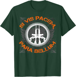 "Si Vis Pacem, Para Bellum" This Is My Peace Sign T-Shirt - T-Shirt | Forest