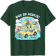 Hop In Bestie Struggle Bus Skeleton Raccoon T-Shirt - T-Shirt | Forest