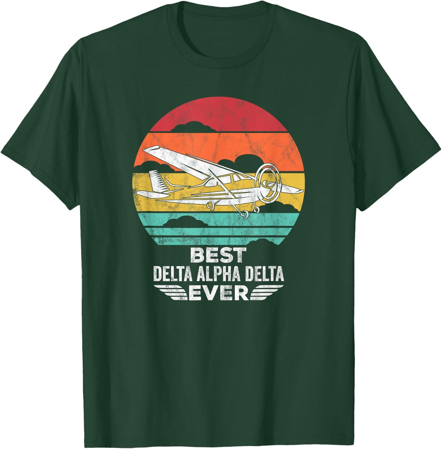 Airplane Pilot Best Dad Flying father T-Shirt - T-Shirt | Forest