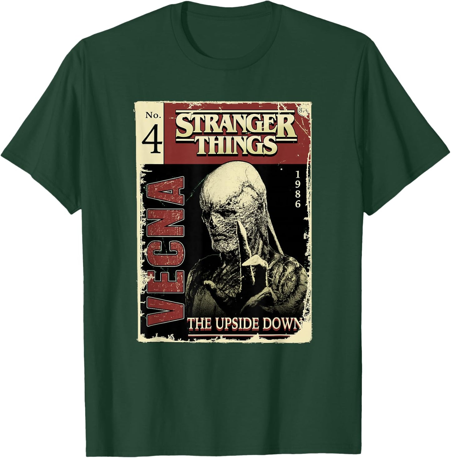 Stranger Things 4 Vecna Comic Book Cover T-Shirt - T-Shirt | Forest