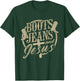 Boots Jeans And Jesus Equestrian Horse Lover Riding T-Shirt - T-Shirt | Forest