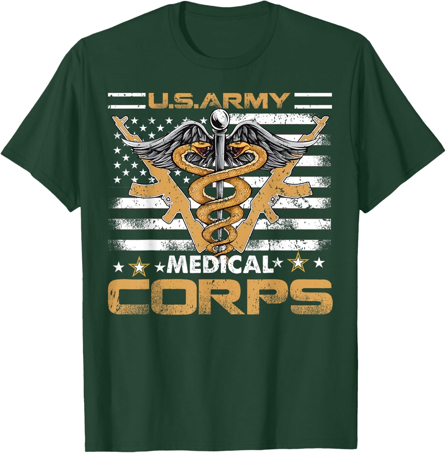 US Army Medical Corps, Perfect Veteran Medical Military Gift T-Shirt - T-Shirt | Forest