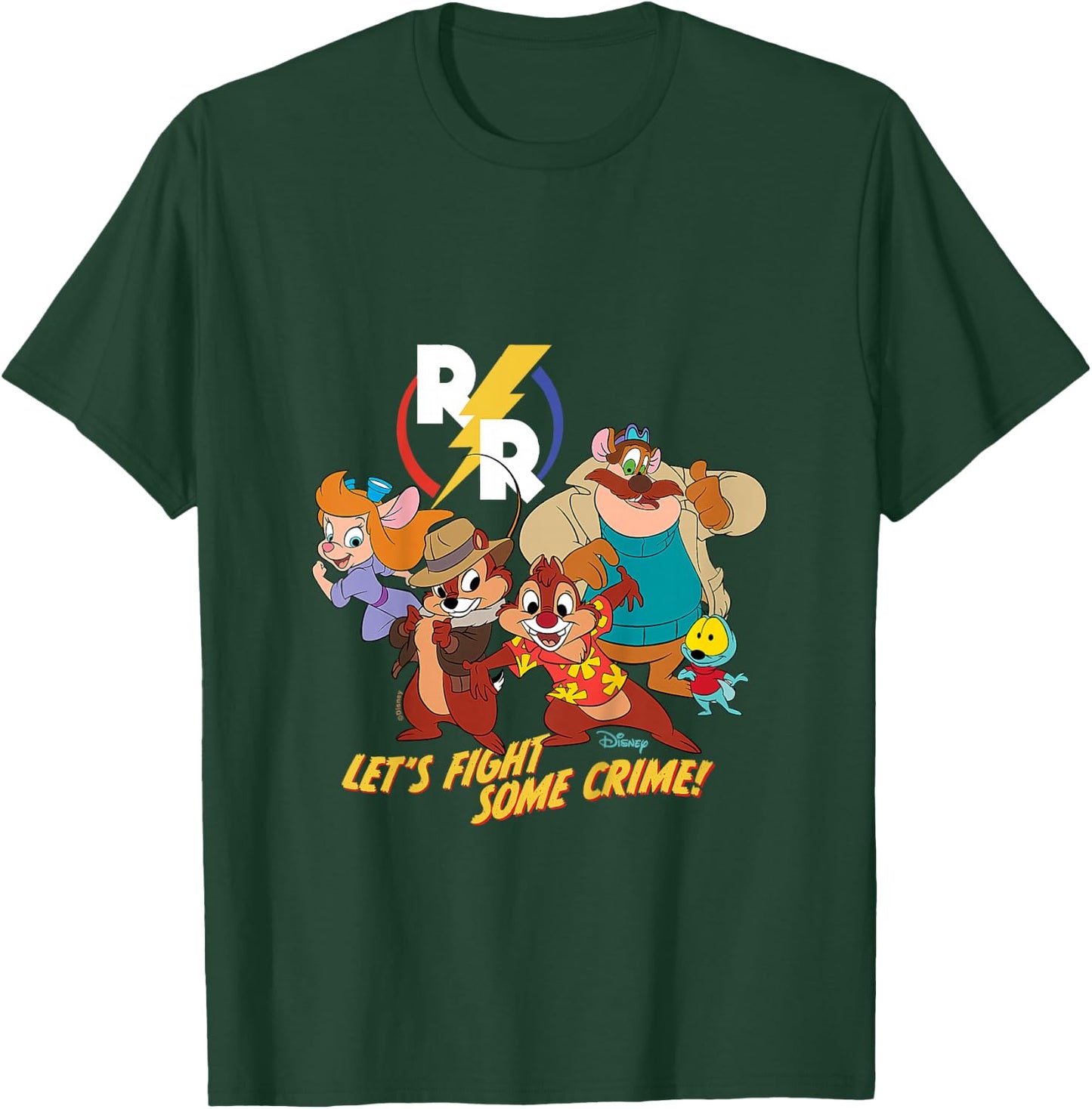 Kids Chip 'N Dale Rescue Rangers - Let's Fight Some Crime T-Shirt - T-Shirt | Forest