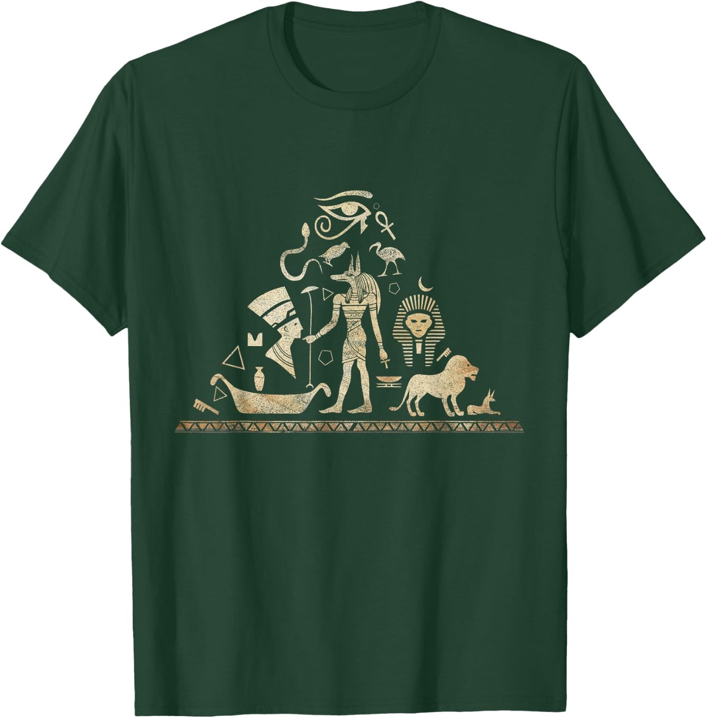 Pharaoh Pyramid Egypt T-Shirt - T-Shirt | Forest
