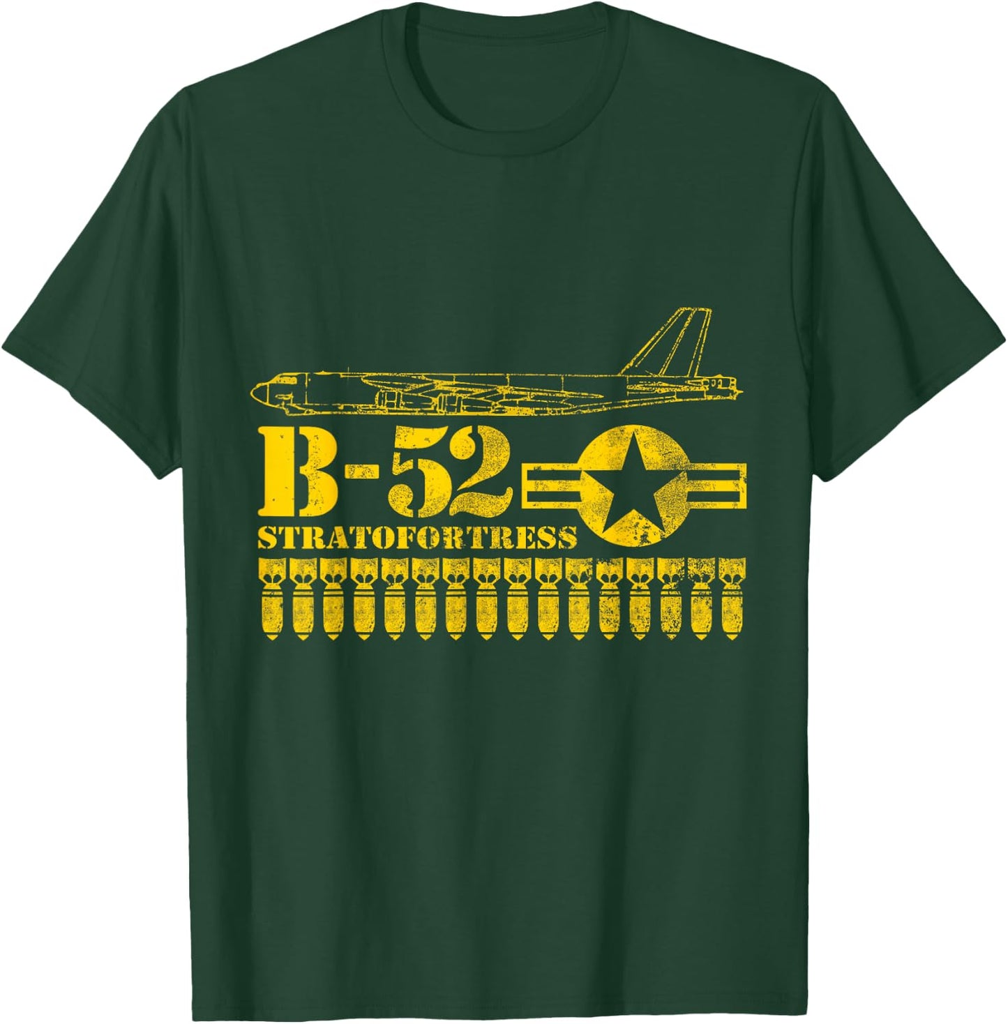 B-52 Stratofortress Air Force Bomber T-Shirt - T-Shirt | Forest