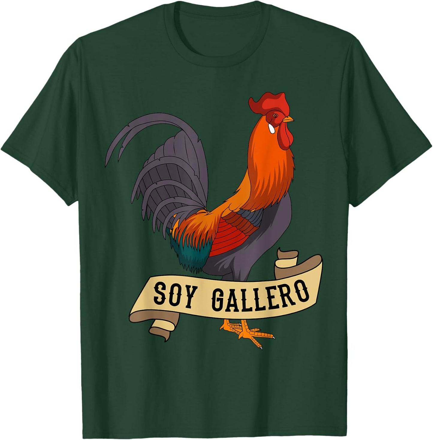 Soy Gallero Rooster Chicken Farmer Poultry Lover T-Shirt - T-Shirt | Forest