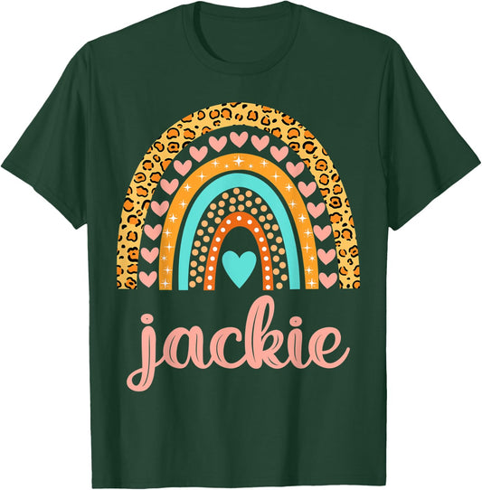 Jackie Jackie Name Birthday Shirt Gift T-Shirt - T-Shirt | Forest