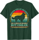 Funny Vintage Retro Dog Border Collie Grandpa Father's Day T-Shirt - T-Shirt | Forest