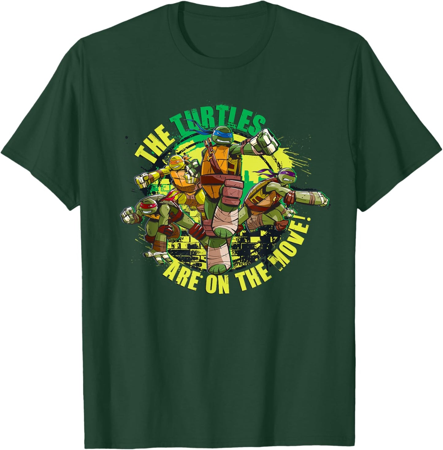 Teenage Mutant Ninja Turtles Gang Move T-Shirt - T-Shirt | Forest
