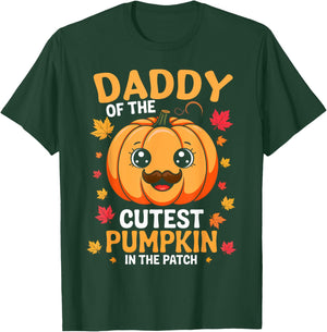 Daddy Of The Cutest Pumpkin In The Patch Halloween T-Shirt - T-Shirt | Forest