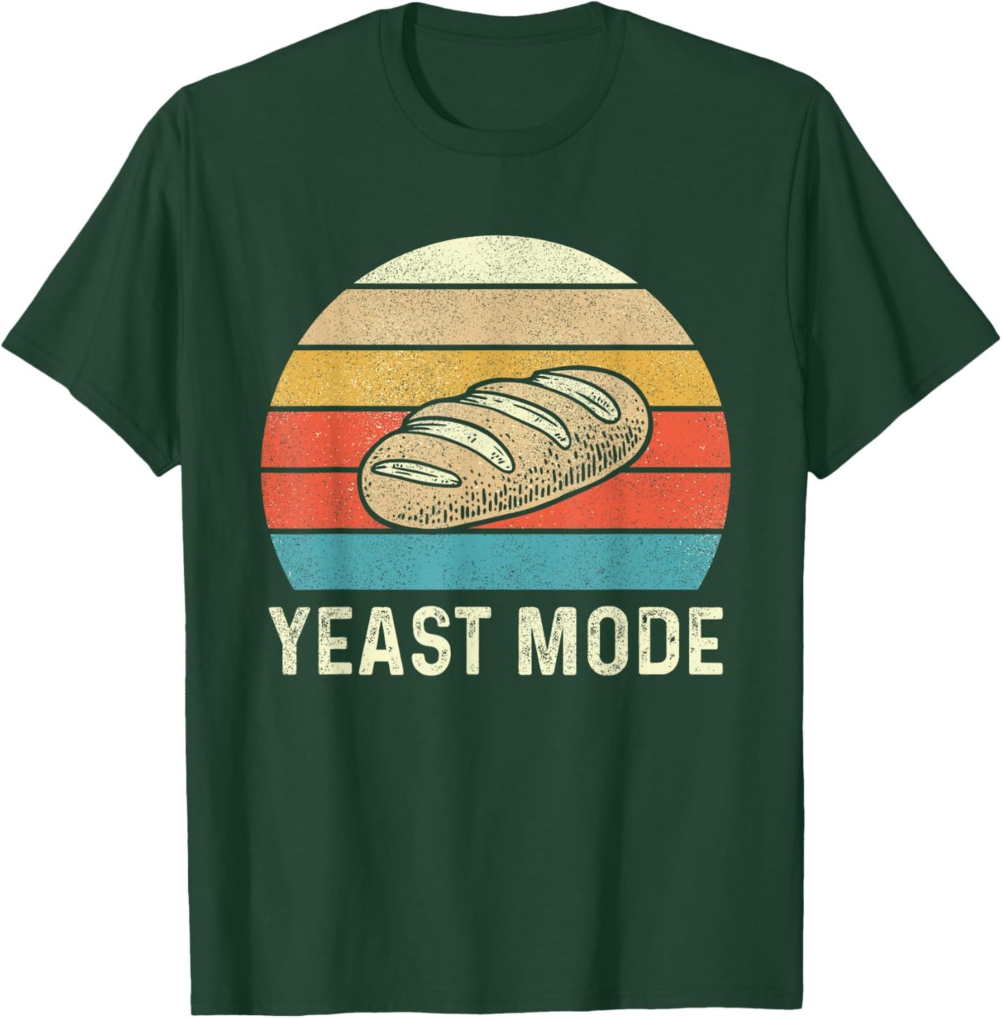 Vintage Retro Yeast Mode Bread Baking Baker Bakery Sourdough T-Shirt - T-Shirt | Forest