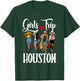 Girls Trip Houston For Melanin Afro Black Vacation Women T-Shirt - T-Shirt | Forest