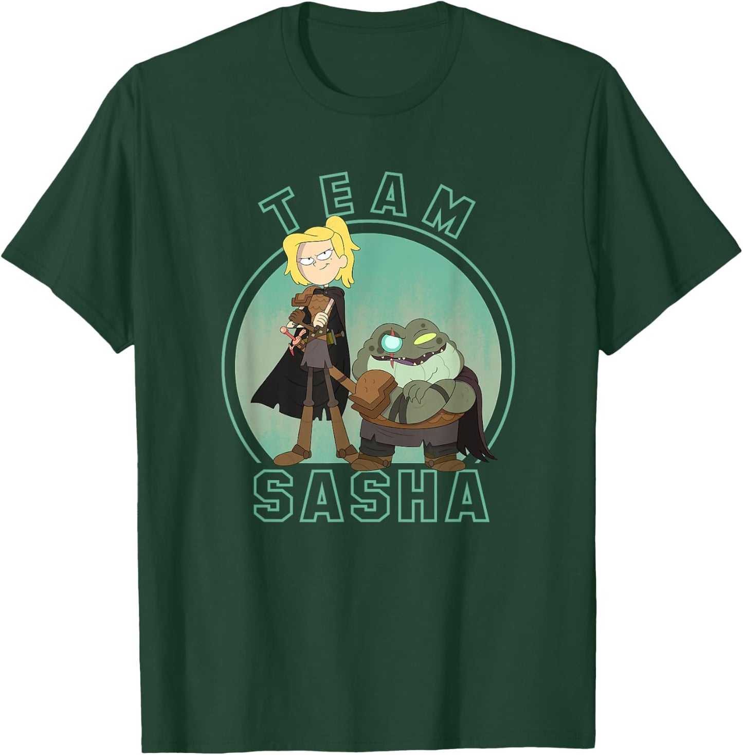 Disney Channel Amphibia Team Sasha T-Shirt - T-Shirt | Forest