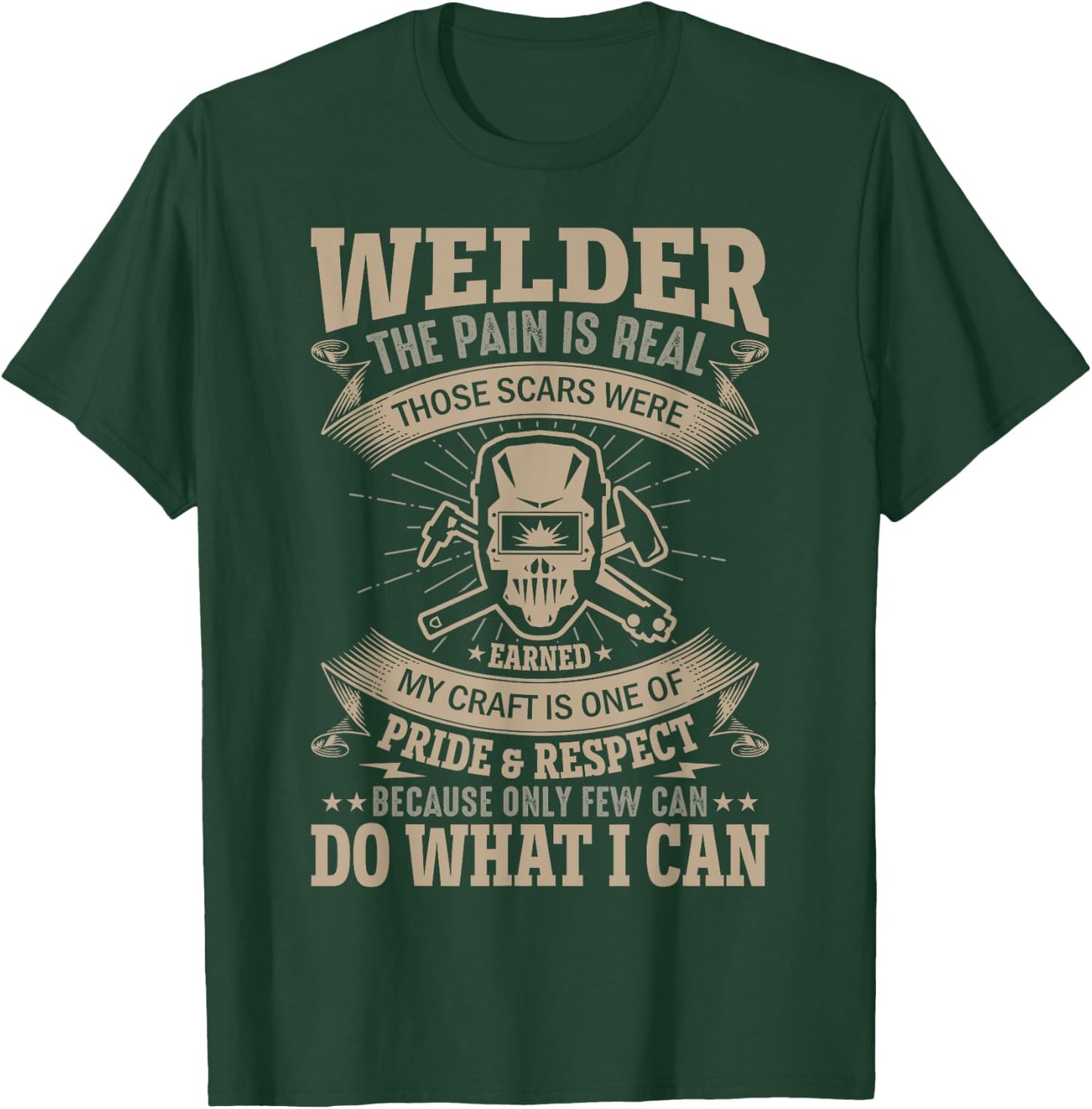 The Pain Is Real Those Scars Were My Craft Is One Of Pride A T-Shirt - T-Shirt | Forest