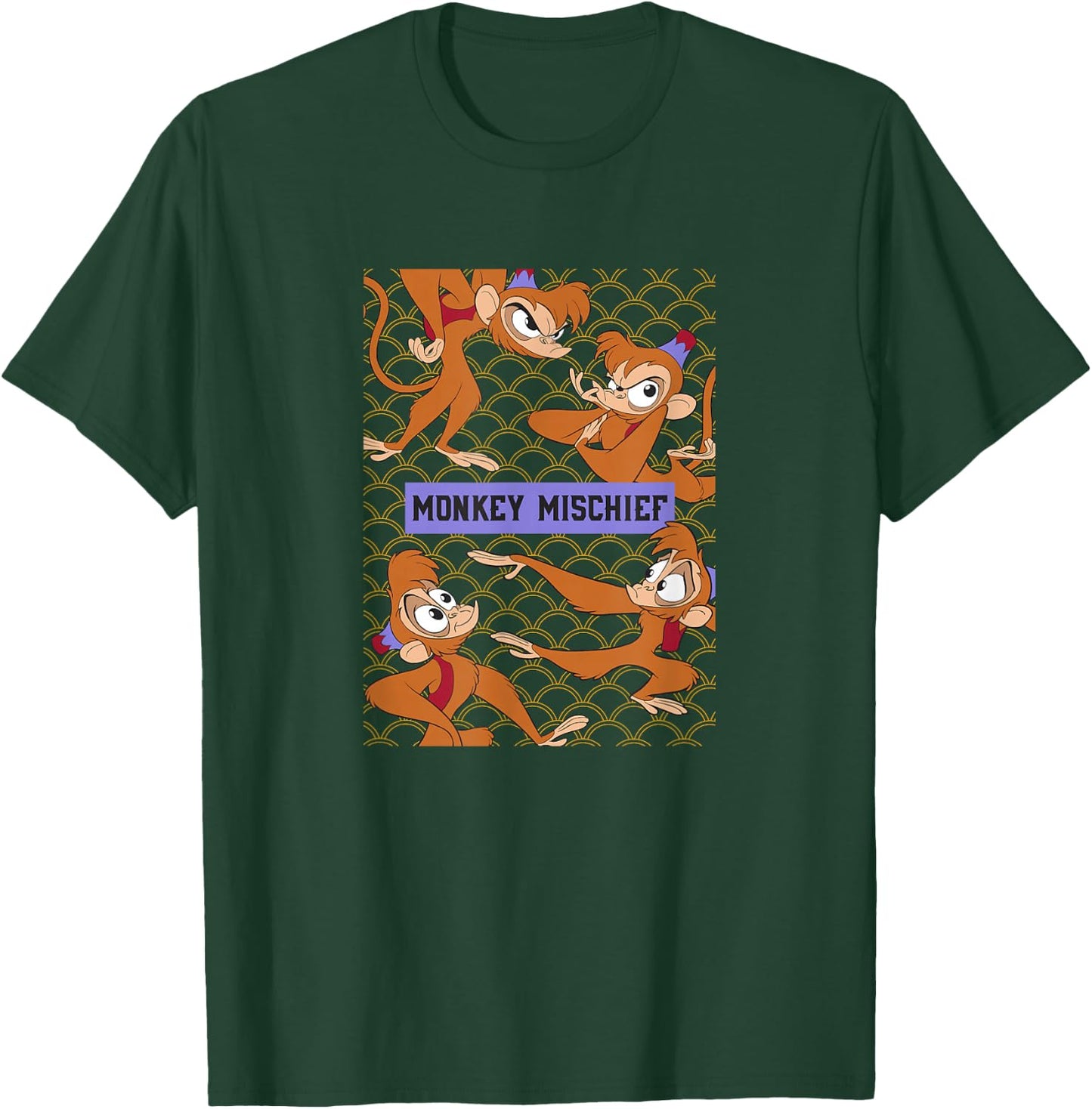 Disney Aladdin Abu Monkey Mischief T-Shirt - T-Shirt | Forest