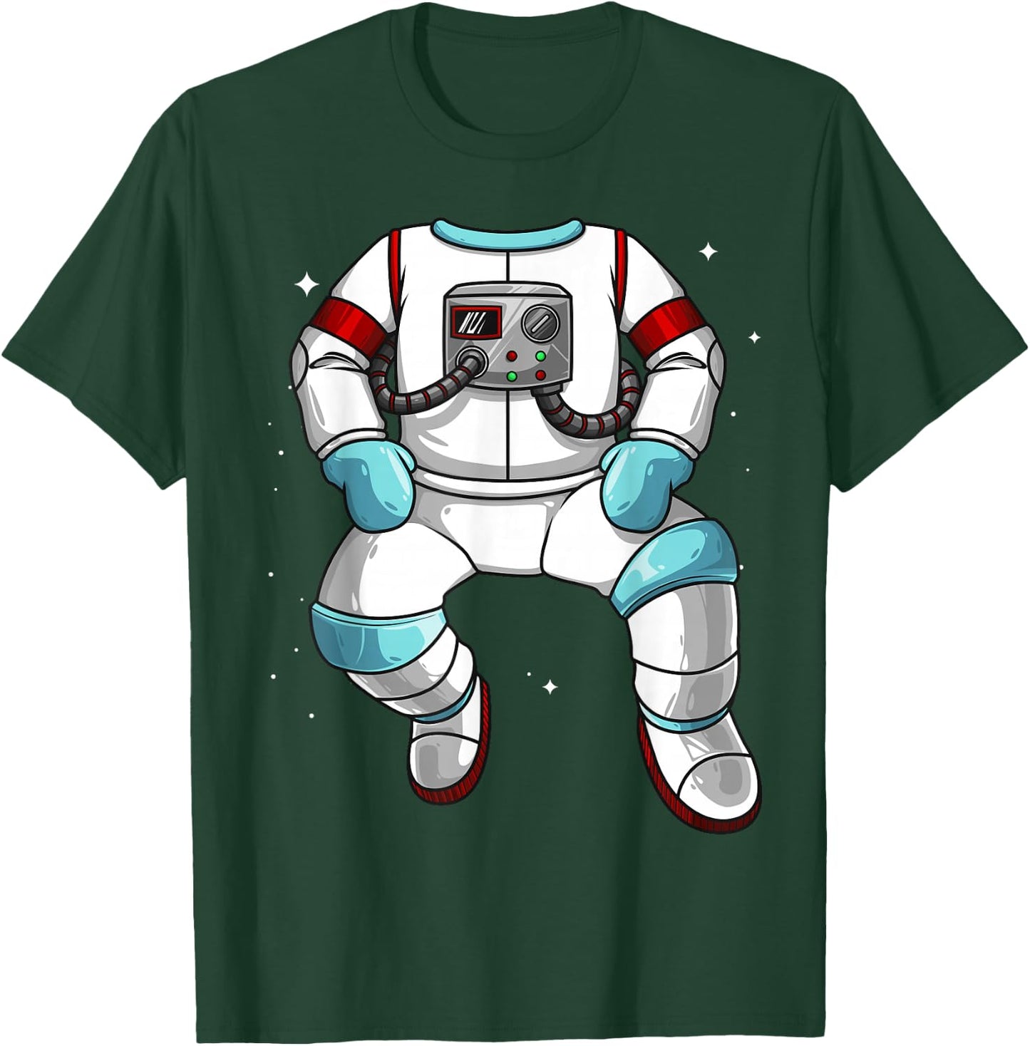 Cool Astronaut Halloween Costume Fan | Funny Lazy DIY Gift T-Shirt - T-Shirt | Forest