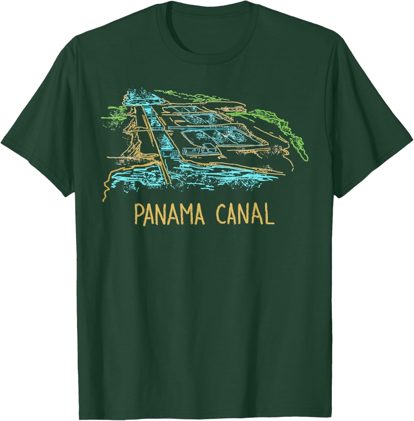 Panama Canal T-Shirt - T-Shirt | Forest