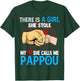 Pappou Fathers Day From Wife And Daughter She Stole My Heart T-Shirt - T-Shirt | Forest