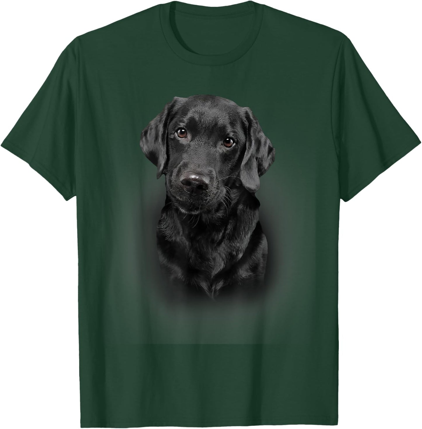 Black Labrador Dad Mom Retriever Lab Owner Dog Lover Cute T-Shirt - T-Shirt | Forest