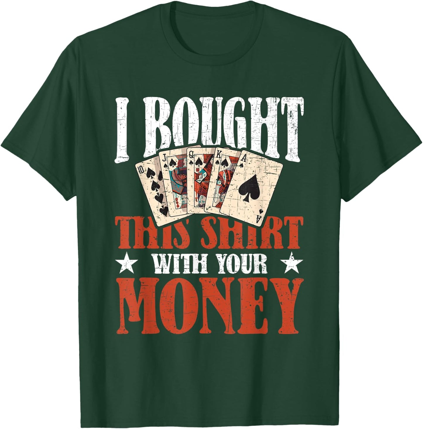 Funny Casino Poker Outfit - Poker T-Shirt - T-Shirt | Forest