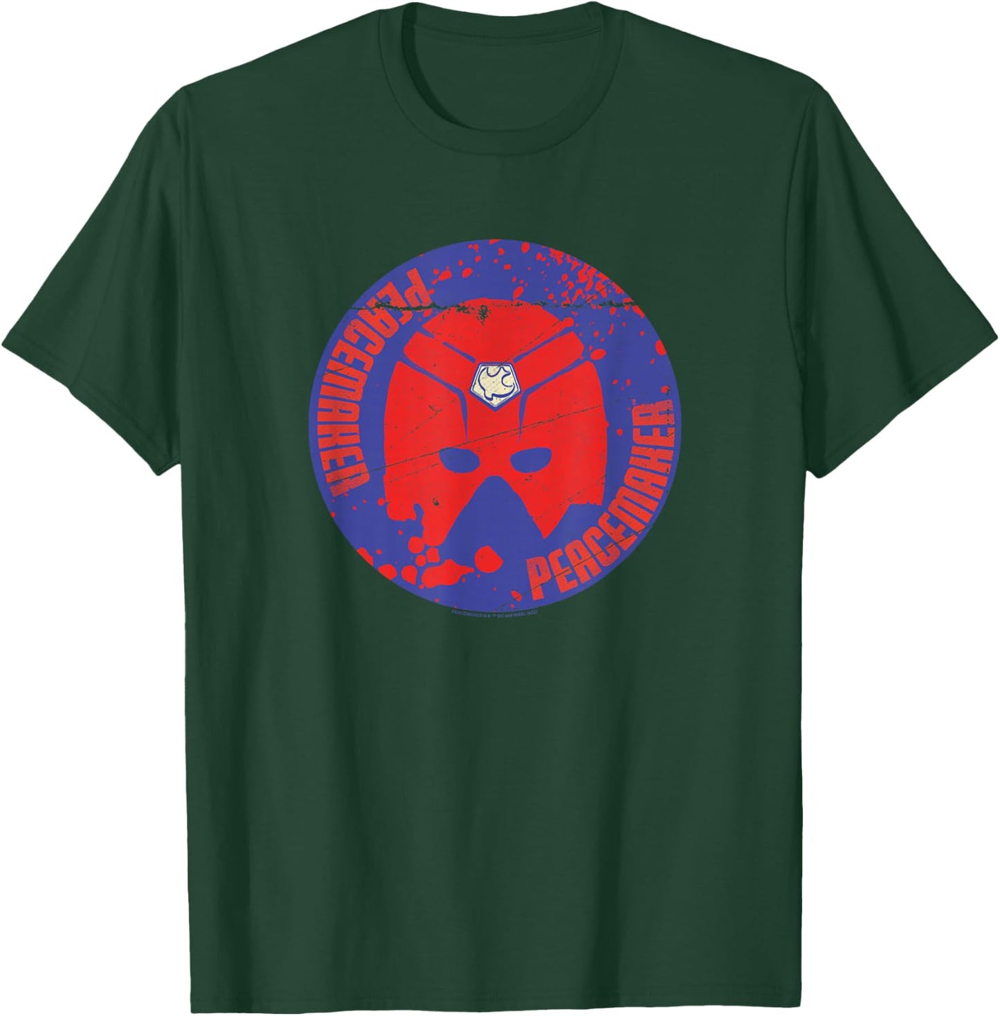 Peacemaker Helmet Icon T-Shirt - T-Shirt | Forest