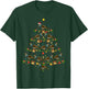 Quail Bird Xmas Tree Gift Santa Hat Quail Christmas T-Shirt - T-Shirt | Forest