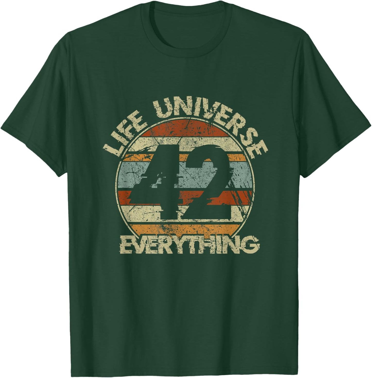 The 42 Answer to Life The Universe and Everything T-Shirt - T-Shirt | Forest