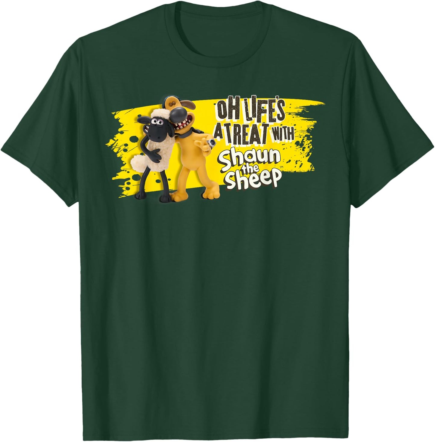 Shaun The Sheep: Life's a Treat T-Shirt - T-Shirt | Forest