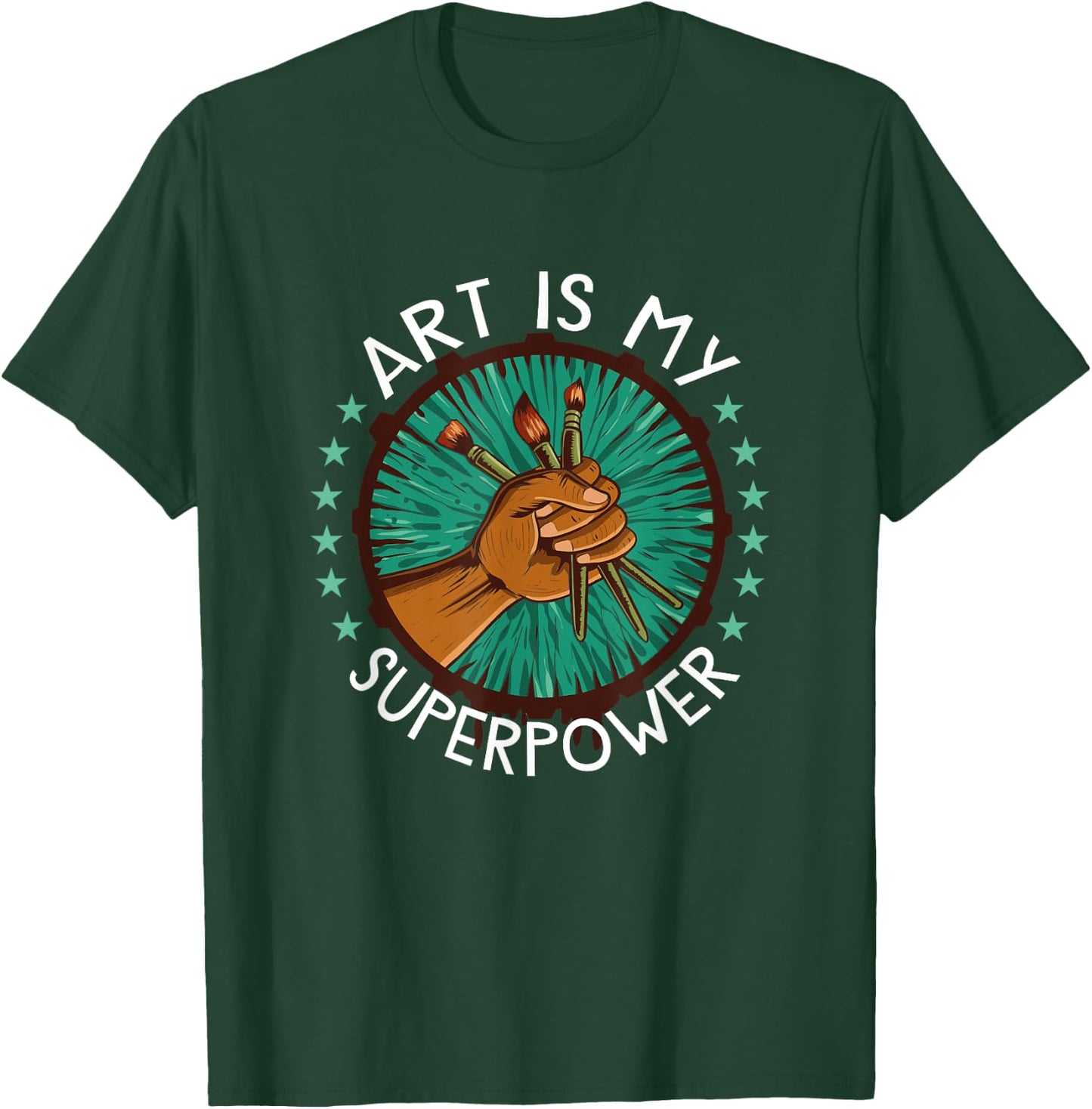 Artist Painting Painter Art Paint Art Teacher T-Shirt - T-Shirt | Forest