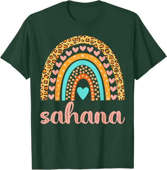 Sahana Sahana Name Birthday Shirt Gift T-Shirt - T-Shirt | Forest