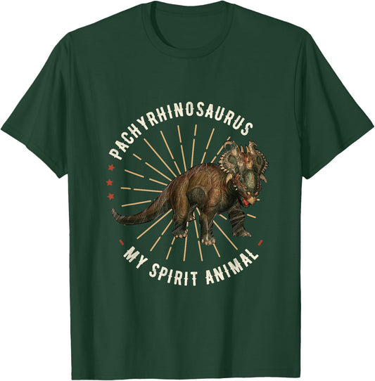 Pachyrhinosaurus My Spirit Animal Dinosaur Animals Dino Rex T-Shirt - T-Shirt | Forest