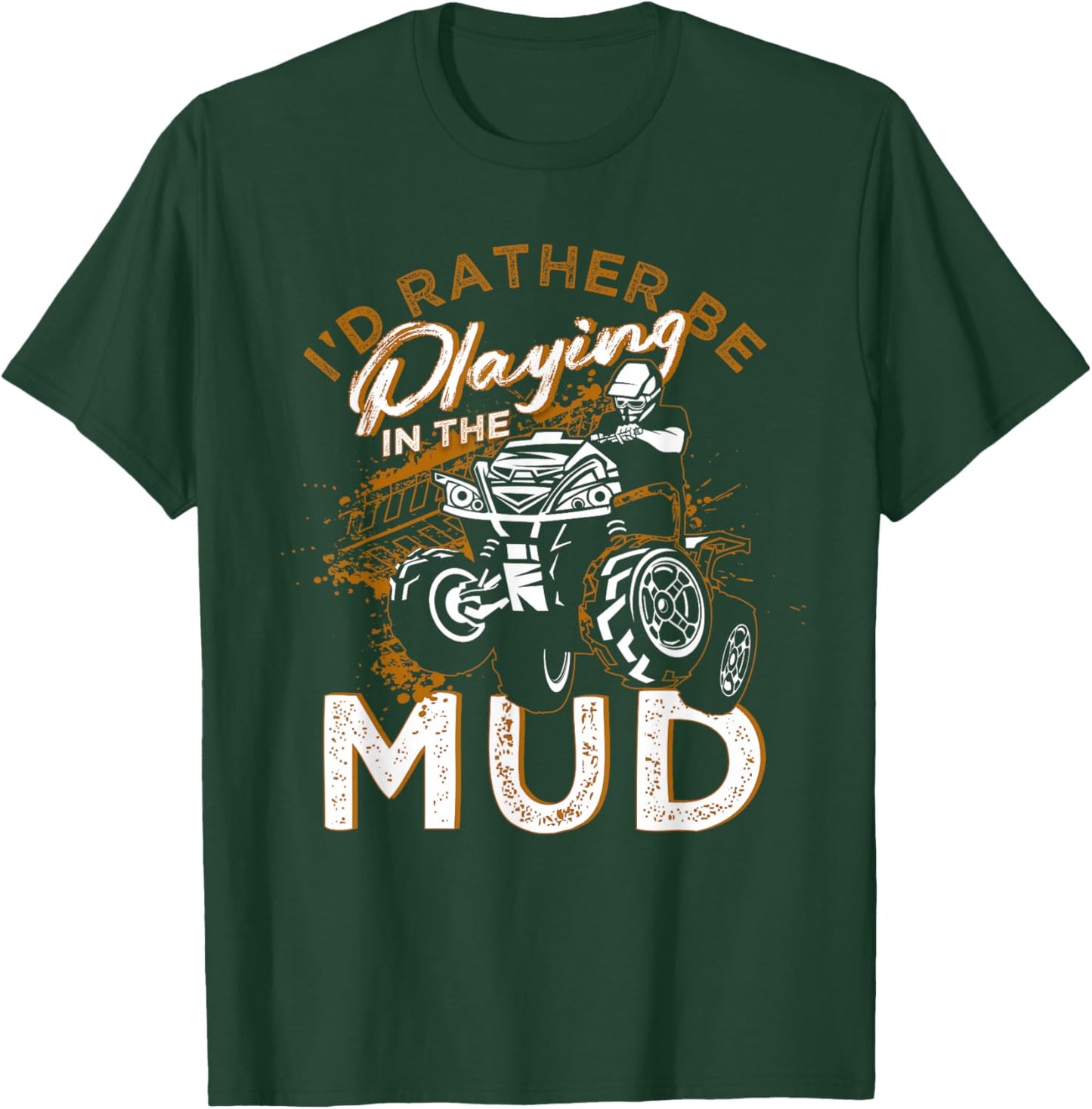 Quad motocross bike biker T-Shirt - T-Shirt | Forest