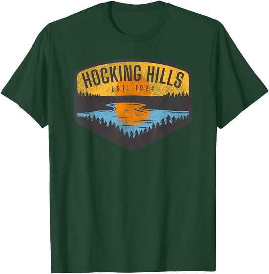 Retro Hocking Hills State Park Souvenir T-Shirt - T-Shirt | Forest