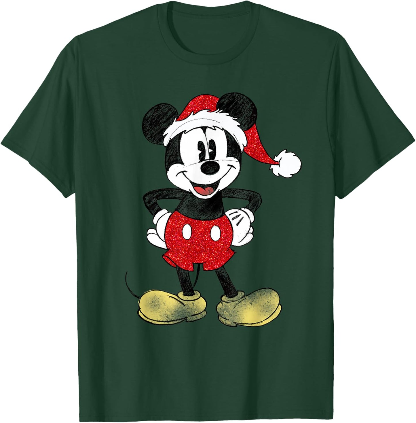 Disney - Holiday Mickey Mouse T-Shirt - T-Shirt | Forest