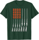 American Flag Trap Shooting Funny Skeet Sport Gift Men Women T-Shirt - T-Shirt | Forest