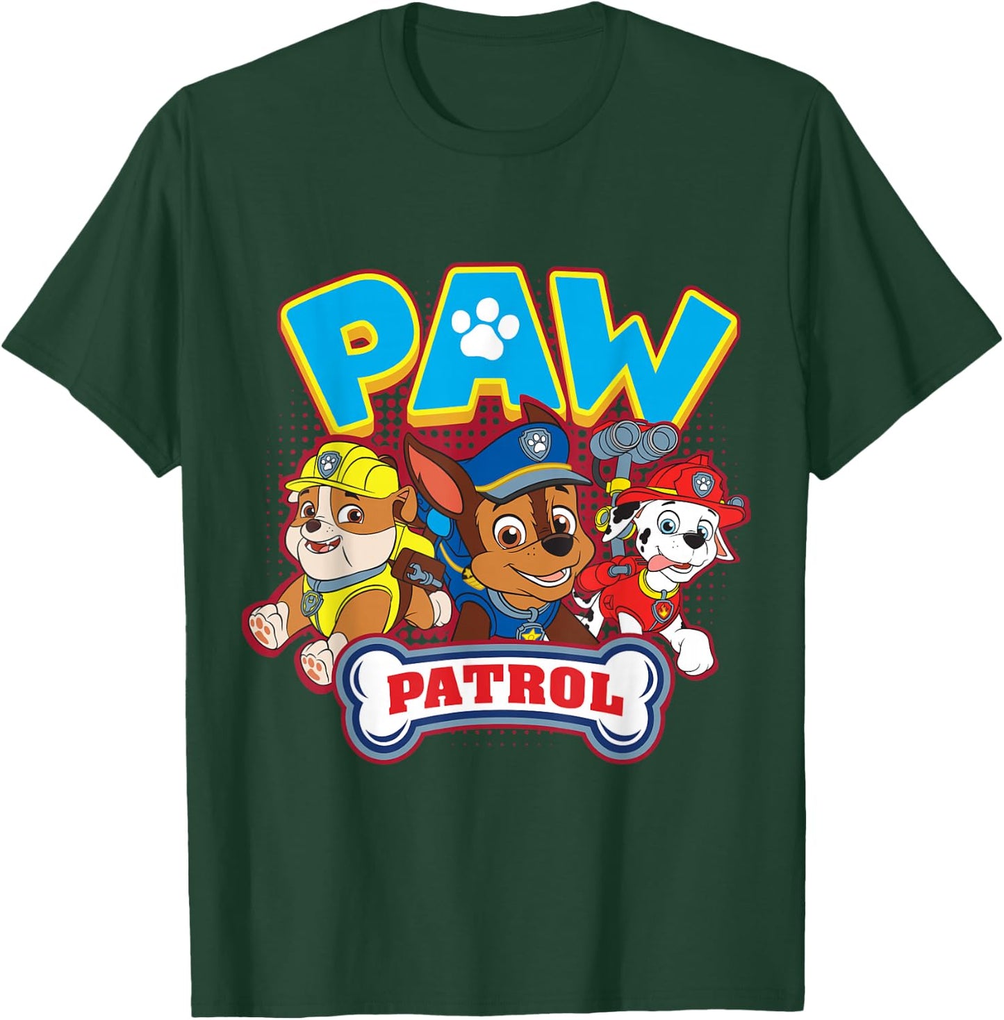 Chase, Rubble, & Marshall Paw Patrol T-Shirt - T-Shirt | Forest
