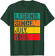 Legend Since July 1996 29th Birthday 29 Years Old Vintage T-Shirt - T-Shirt | Forest