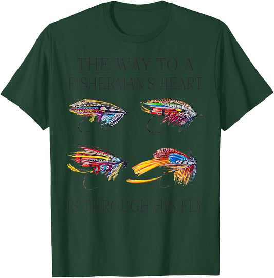 The Way To A Man's Heart Is Through His Fly Vintage T-Shirt - T-Shirt | Forest