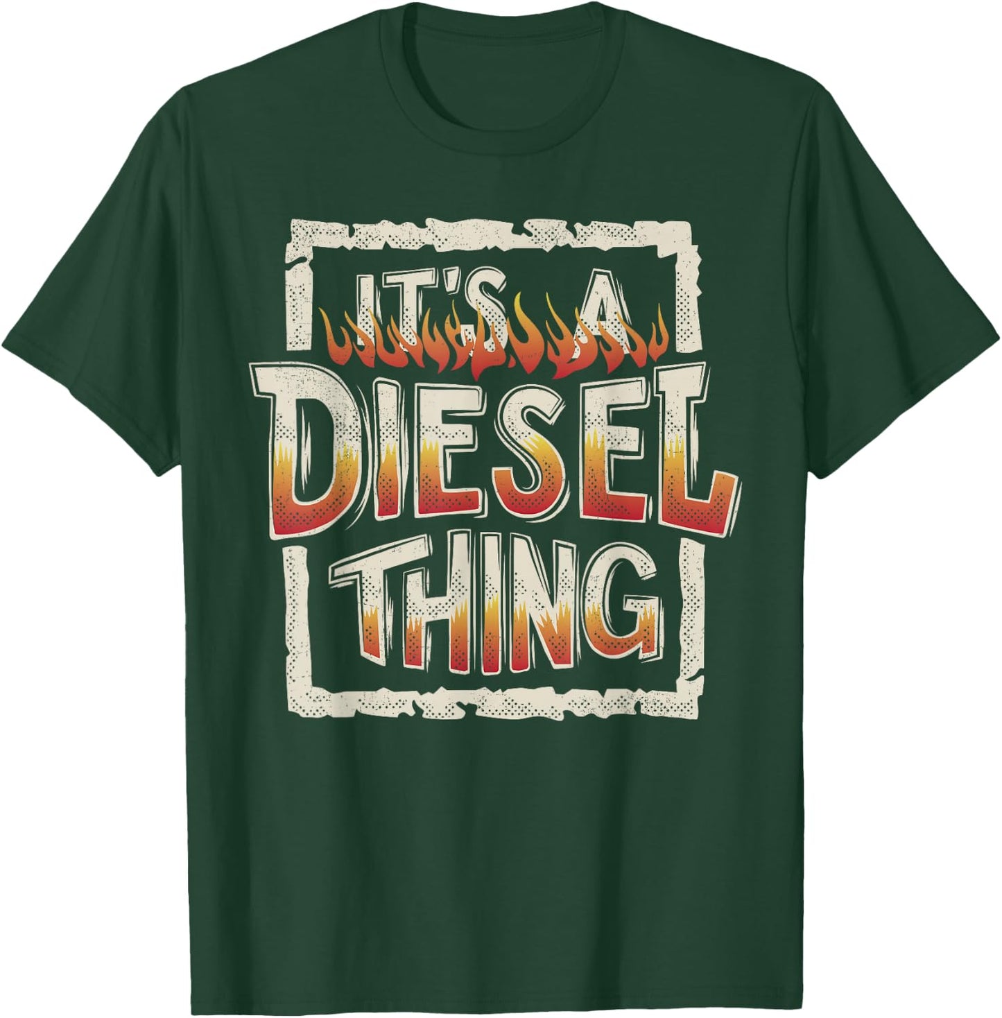 It's A Diesel Thing Trucker Truck Driver Mechanic Funny Men T-Shirt - T-Shirt | Forest